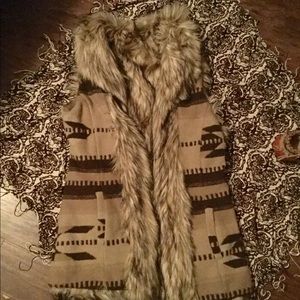 Tasha Polizzi “fur” vest Reversible!